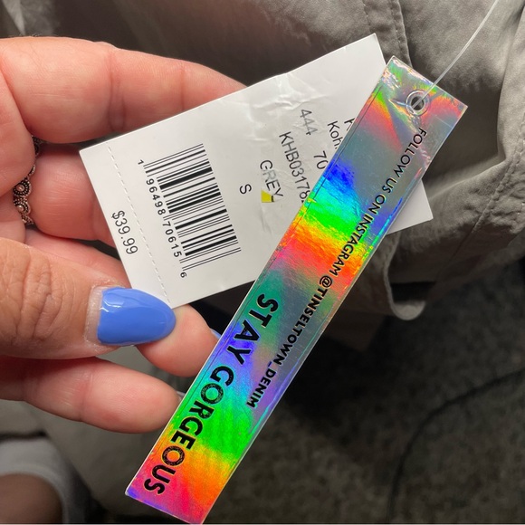 TINSELTOWNS NWT Juniors' Tinseltown D-Ring Cargo Parachute Pants SZ/SM - Picture 6 of 15